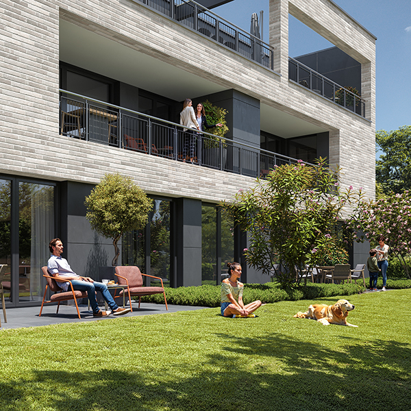 Gartenwohnung im AVENIA Quartier mit direktem Zugang zum Garten